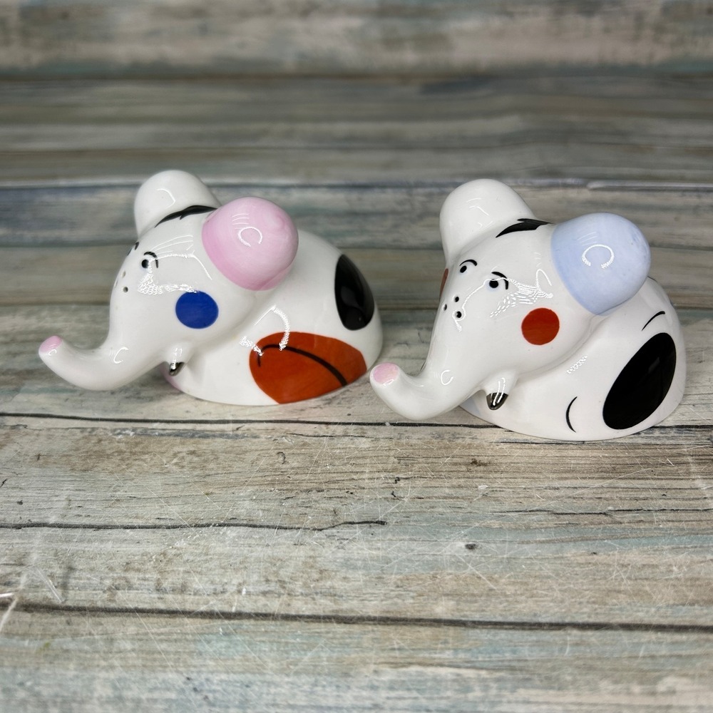 Villeroy & Boch Animal Park Elephant Salt And Pepper Shakers France